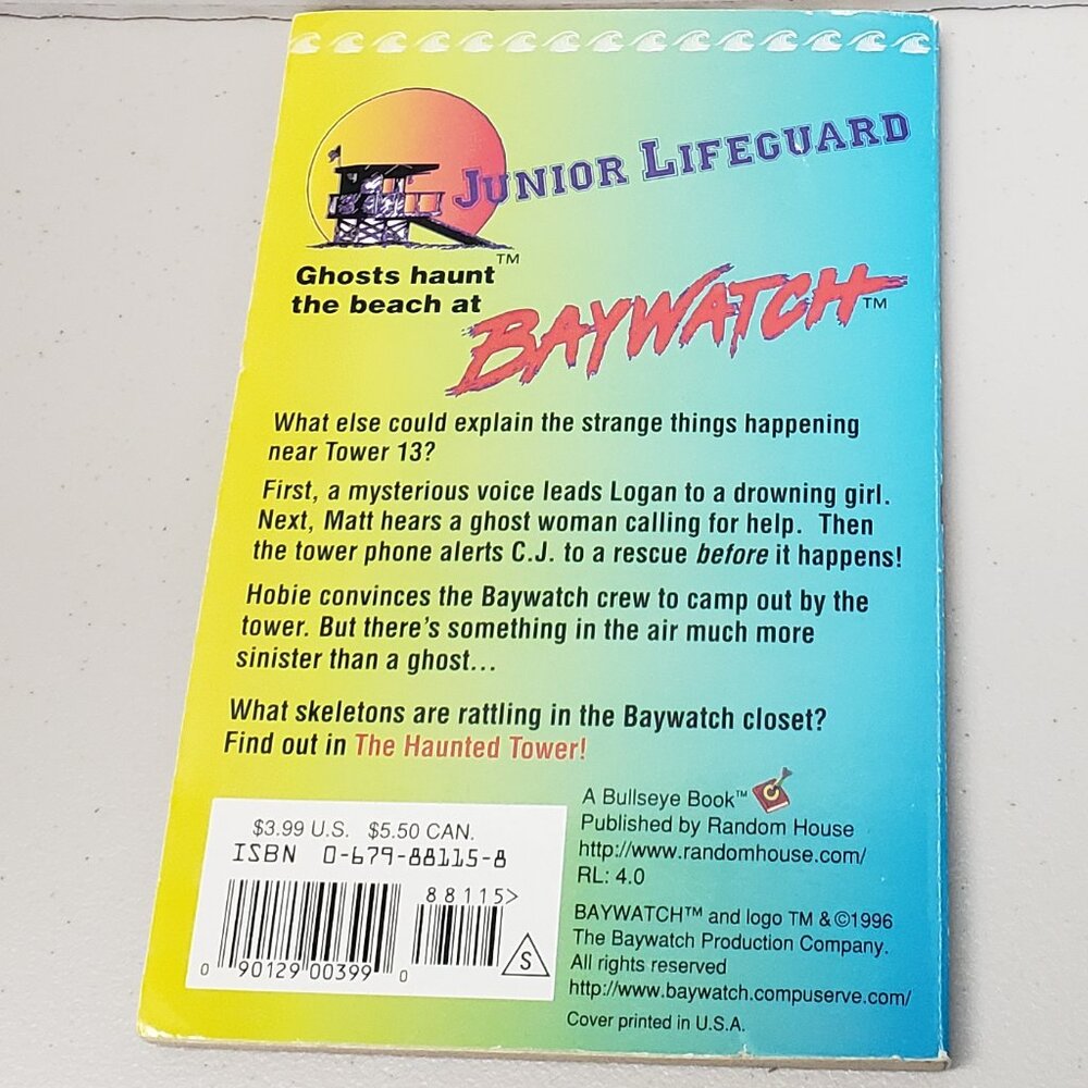 Baywatch Book: The Haunted Tower - Picture 2 of 5
